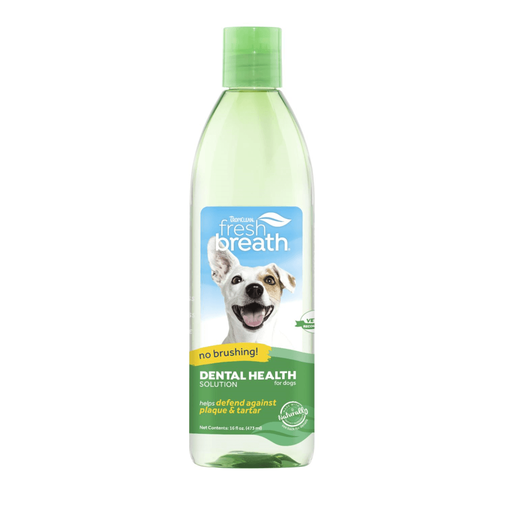 Tropiclean Fresh Breath Dental Health Solution For Dogs 473 ml (16 oz)